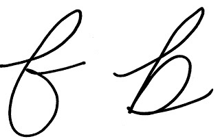 cursive b lowercase
